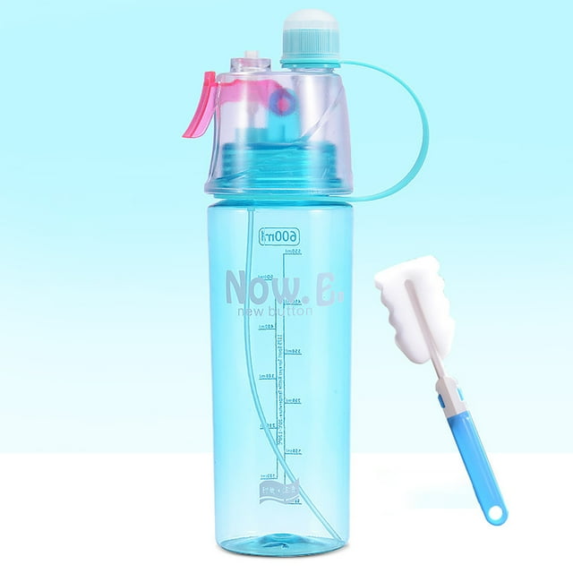LPSSTORE A Must Have Portable Spray Water Bottle for Summer Outdoor Use Creative Multifunctional Sports Water Bottle One Click Mist Friendly Materials Suitable for Hiking Running 1PC