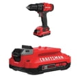 thumbnail image 1 of Kit de taladro/destornillador inalámbrico Craftsman V20 2.0Ah con batería, 1 of 1