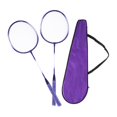 thumbnail image 4 of Baoblaze Badminton Rackets 1 Pair Badminton Racquets for Lawn Indoor Outdoor Practice Violet, 4 of 8