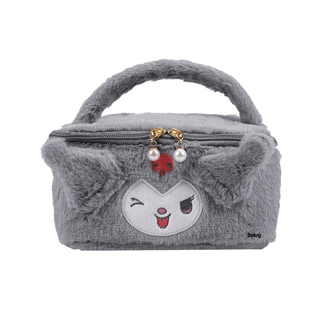 Neceser De Dibujo Animado De Felpa Belug, Gris