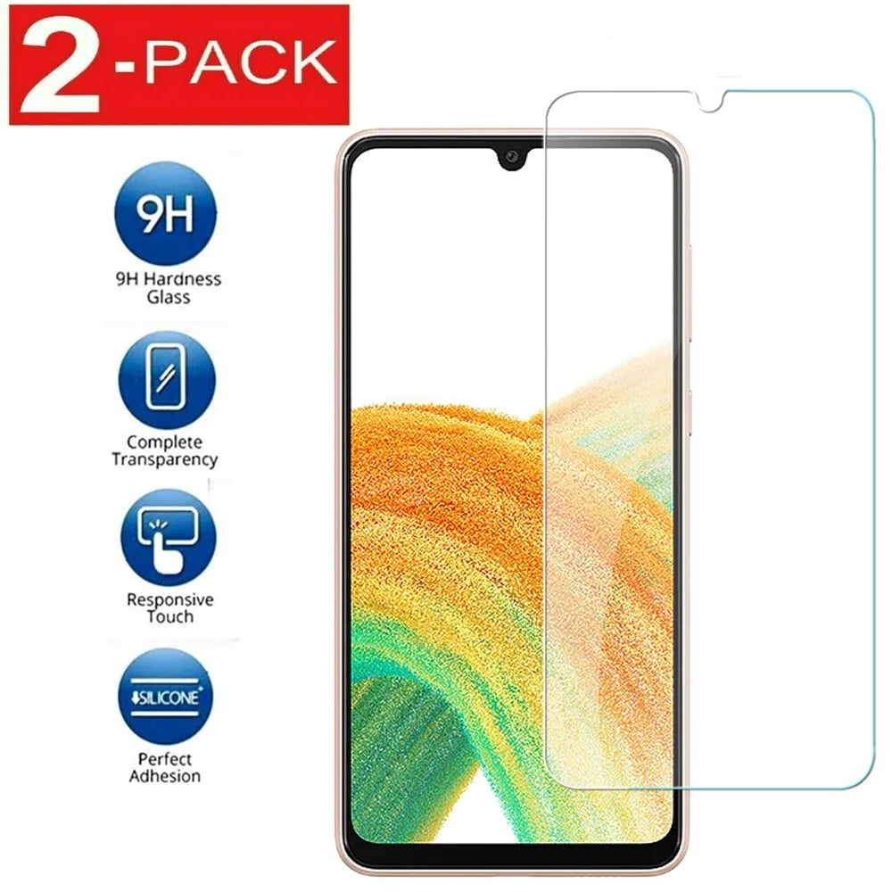 PST [2 Packs] Samsung Galaxy A24 4G / A25 5G Screen Protector, Premium Tempered Glass Screen Protector with Case Friendly & Bubble Free