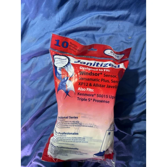 Janitized Janwisen3 Vacuum Filter Bags (10/Ct) New Oem