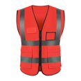 thumbnail image 3 of Vest Reflective Breathable Cloth Safety Protective Vest One Size Fits Most for Outdoor, 3 of 8