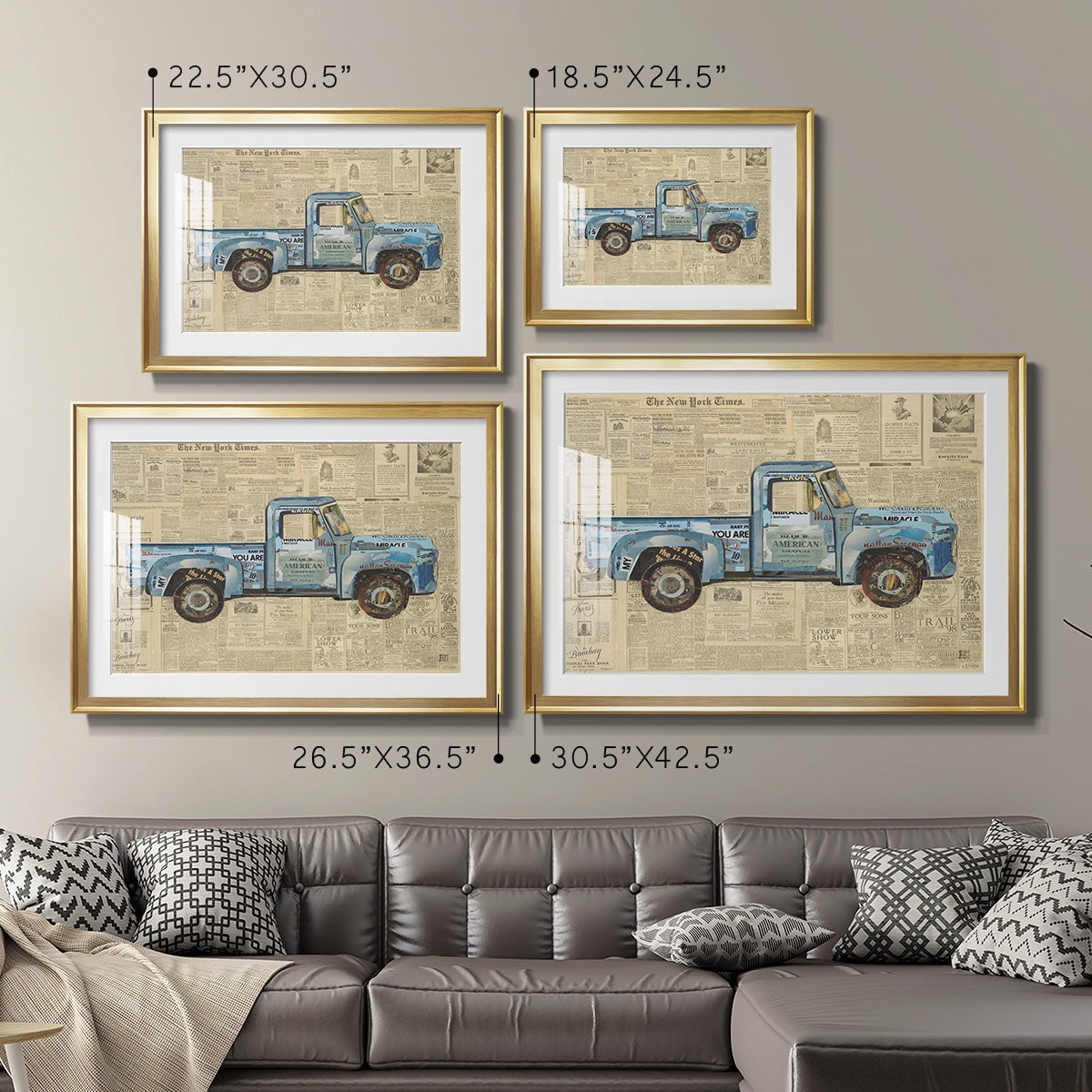 Georgeâ€™s â€™53 Ford Premium Framed Print - Ready to Hang