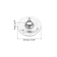 thumbnail image 2 of Unique Bargains 14mm Metal Candle Wick Sustainer Tabs Candle Wick Base Stand, Silver 150 Pack, 2 of 7