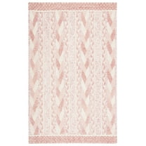 SAFAVIEH Metro Melody Geometric Area Rug, Pink/Ivory, 3' x 5'
