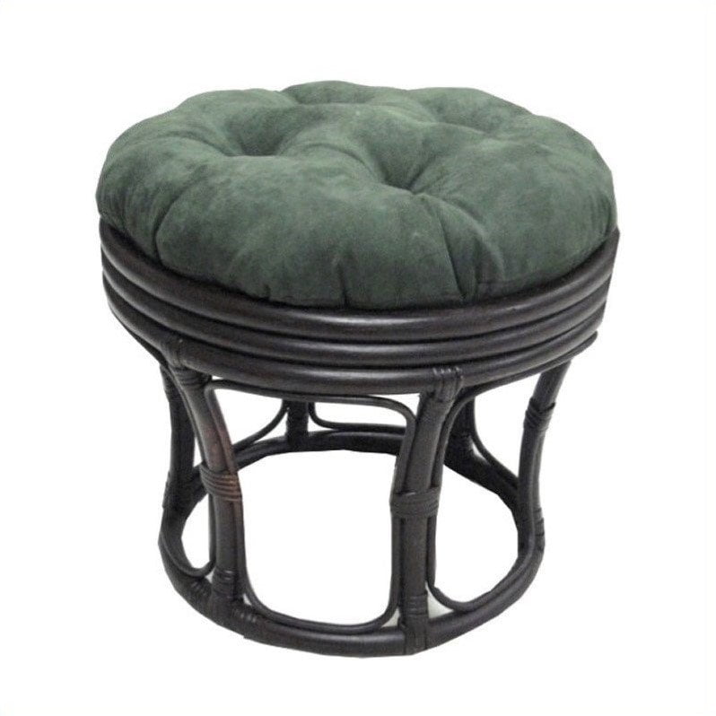 Blazing Needles 18" Footstool Micro Suede CushionCamel Walmart Canada