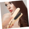 thumbnail image 4 of Wooden Hair Brush with Natural Bristles for Detangling and Styling, AntiStatic Comb for All Hair Types, 4 of 4