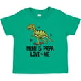 thumbnail image 3 of Inktastic Mimi and Papa Love Me Grandchild Dinosaur Boys Toddler T-Shirt, 3 of 5