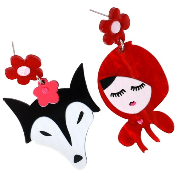 DESIGNICE Dangle Earrings Acrylic Earrings Adorable Funny Earrings for Women