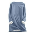 thumbnail image 5 of Autumn Winter Tops Christmas Plush Thermal Undercoat Womens Sweater, 5 of 6