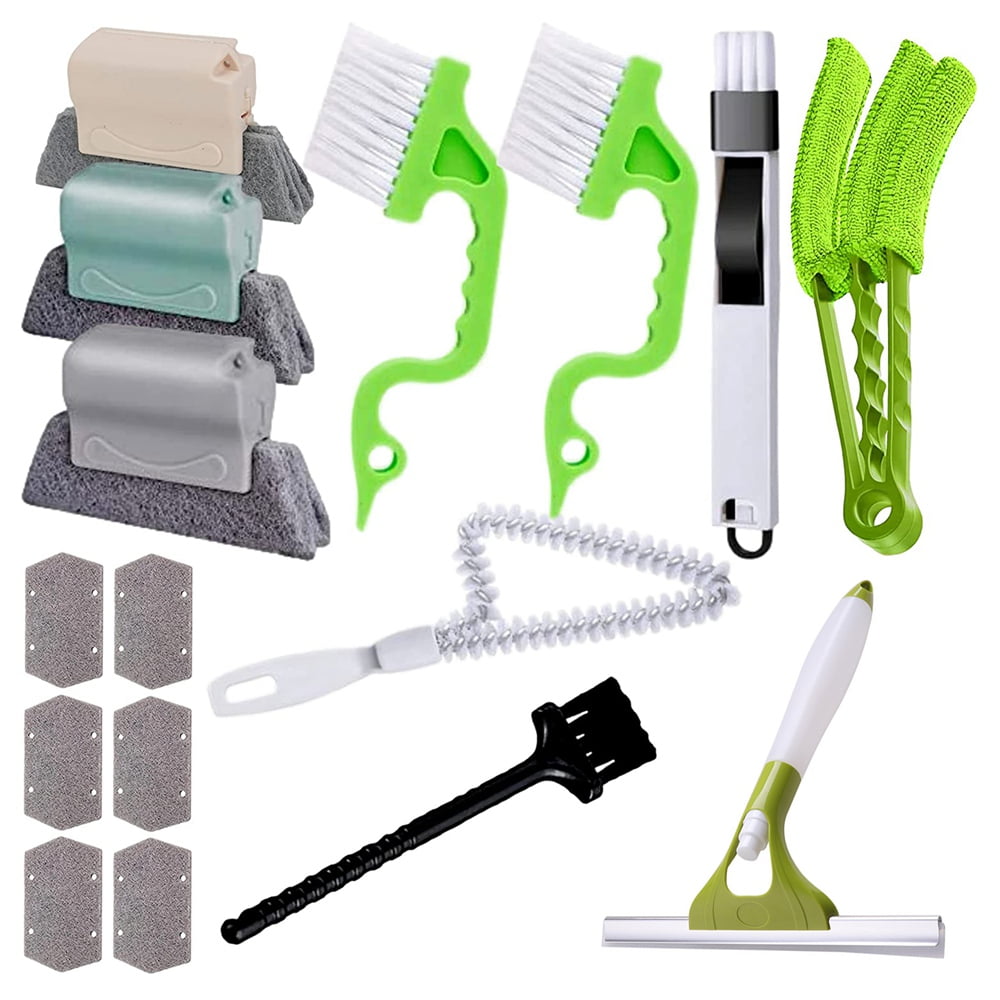 Window Cleaning Brushes, Window Track Cleaner Tool, Window Sill Cleaner