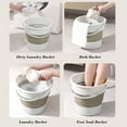 thumbnail image 4 of Dvkptbk Transparent Trash Bucket Household Bathroom Large-Capacity Thickened Wastebasket Home Essentials, 4 of 7