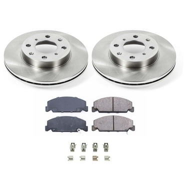 Ultimate Brakes Front Ceramic Brake Pad and Rotor Kit with Hardware WM80332