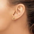 thumbnail image 3 of 14K Yellow Gold Polished Enameled with Diamond Cut Stars Post Earrings - 7.25mm, 3 of 6
