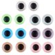 thumbnail image 4 of 2pcs Ojos Pupilas Chips de Ojos Eyechips para RBL DIY Accesorios Negro, 4 of 9