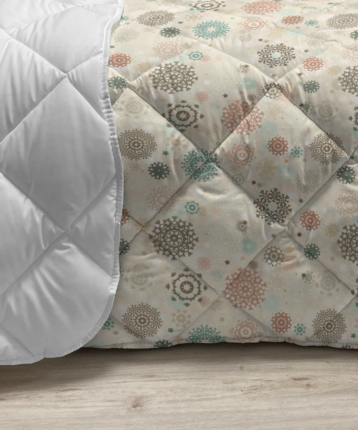 thumbnail image 3 of Space Down Alternative Comforter, Night Sky Stars Romantic Cosmos Themed Image Dotted Background Constellation, Microfiber Quilt for All Season, 5 Sizes, Purple White, by Ambesonne, 3 of 3