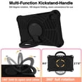 thumbnail image 2 of Allytech Galaxy Tab A7 Lite 8.7 Case 2021 SM-T220 T225, Soft EVA  Case for Kids Rotating Stand Handle Heavy Duty Protective Shockproof Kids Friendly Case Cover for Samsung Galaxy A7 Lite 8.7"-Black, 2 of 7