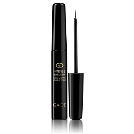 GA-DE Eye Liner Intense Long Lasting, Liquid Eyeliner, Black, 0.27 oz