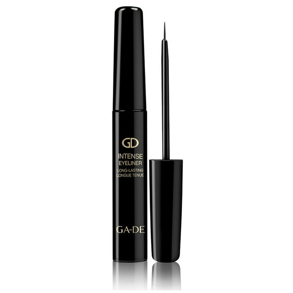 GA-DE Eye Liner Intense Long Lasting, Liquid Eyeliner, Black, 0.27 oz