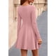 thumbnail image 4 of Vestido PRETTYGARDEN Otoño 2025 Manga Larga Línea A Mini Rosa M, 4 of 8