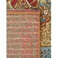 thumbnail image 3 of Unique Loom Outdoor Traditional Collection Area Rug - Temple (9' x 12' Rectangle Blue and Light Brown/Brown), 3 of 11