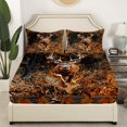 thumbnail image 3 of Hunting Deer Twin Sheet Set Deer And Branches Bedding Set For Hunter Bedroom Decor With 1 Pillowcase,Brown Bed Sheets Set For Adult Teen Rustic Wildlife Top Fitted Sheet 3Pcs, 3 of 6