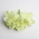thumbnail image 4 of 10 hortensias artificiales de seda de 10 cm para decoración de bodas verde fluorescente, 4 of 9