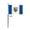 4 x 6 inch Plastic Stick Flag, variant on AGAS Northwest Territories Canada Flag 4 x 6 inch - 11" Plastic Pole 100% Polyester Stitched Edges Canadian Province of Northwest Territories Mini Flag on a Stick