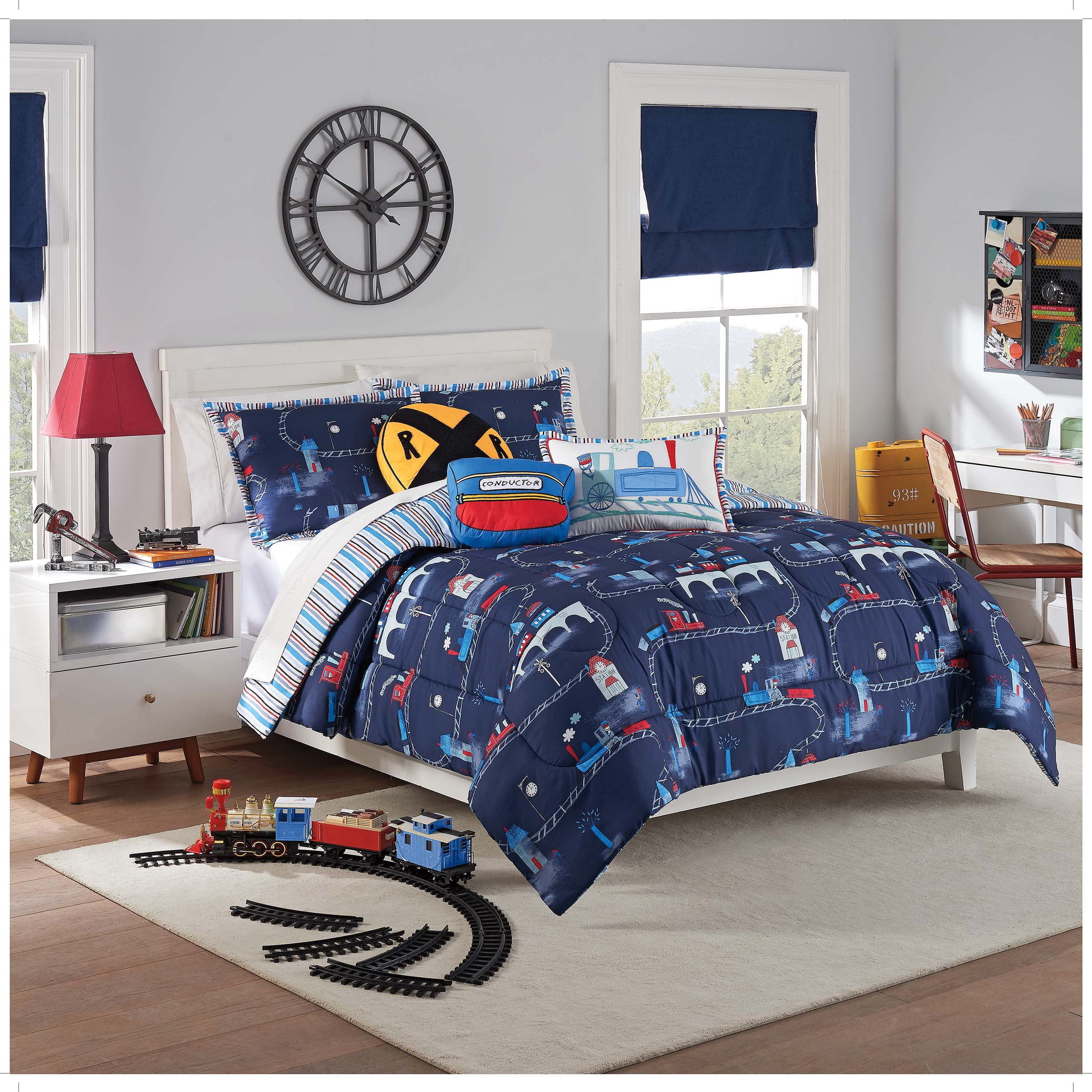 Waverly Kids All Aboard 3pc Reversible Comforter Set