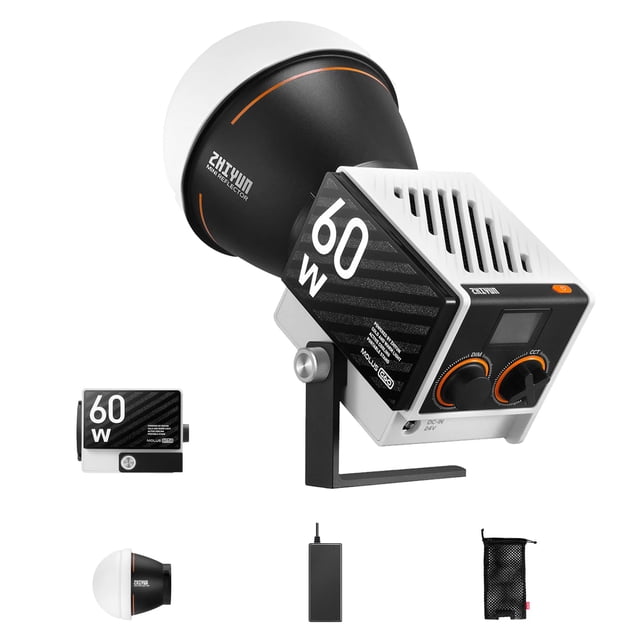 Lámpara de vídeo ZHIYUN Molus G60 de 60 W COB LED CRI≥96 TLCI≥97