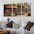 thumbnail image 2 of ONETECH Buon Appetito Canvas Wall Decor by Artist Nicky Boehme for Living Room, Bedroom, Bathroom, Kitchen, Office, Bar, Dining & Guest Room - Ready to Hang - 12''x16''X3 Panels, 2 of 4