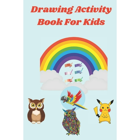 drawing activity book for kids: how to draw cute animals for kids