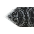 thumbnail image 6 of TreeWool (Pack of 2) Damask Accent Decorative Cotton Throw Pillow Covers (18 x 18 Inches, Black & Gray), 6 of 6