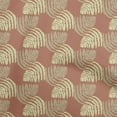 thumbnail image 1 of oneOone Cotton Cambric Brown Fabric Ocean Underwater Life Sewing Fabric By The Yard Printed Diy Clothing Sewing Supplies 42 Inch Wide, 1 of 4