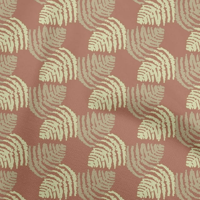 oneOone Polyester Spandex Brown Fabric Ocean Underwater Life Craft Projects Decor Fabric Printed By The Yard 56 Inch Wide