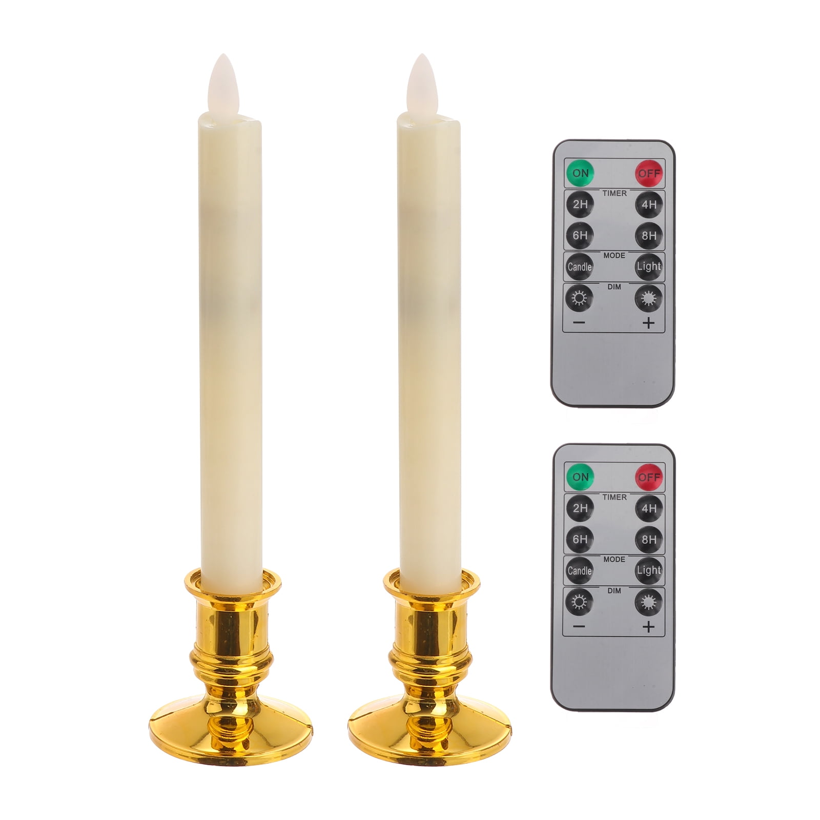Candle Light Electronic Flameless Swing Candlesticks Christmas Decor