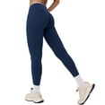 thumbnail image 4 of Women's Yoga Pants Slim Fit High Waisted Long Pants Casual Running Workout Fitness Women's Yoga Leggings Blue L, 4 of 4