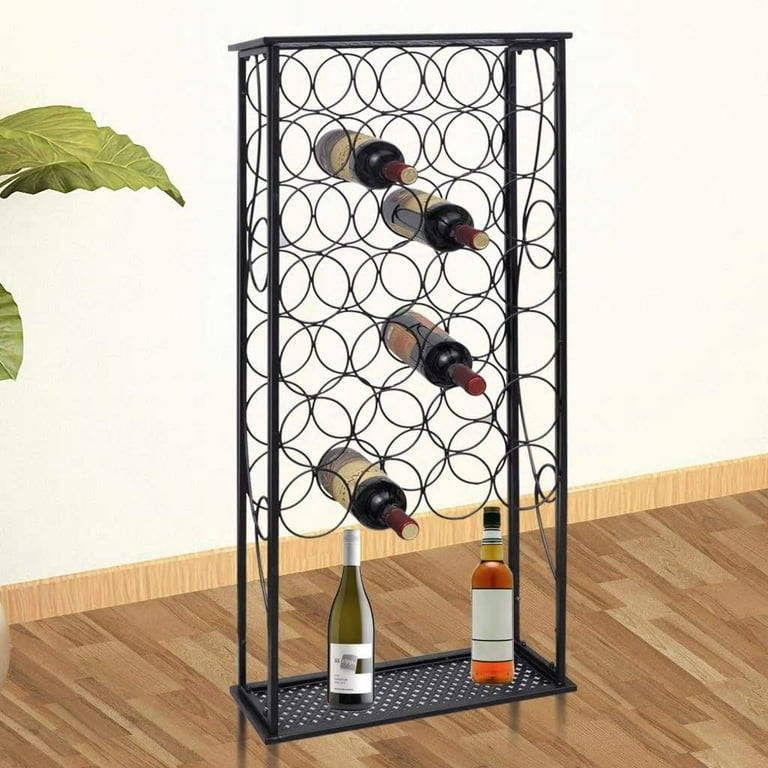 vidaXL Wine Rack for 8 9 28 35 45 108 Bottles Metal Display