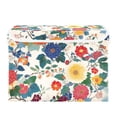 thumbnail image 7 of Yayeee Collapsible Cube Storage Bin with Lid Fabric Closet Decorative Basket with Handles, Red Japanese Floral Pattern, 7 of 7