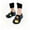 /c19Black89, variant on Child Toddler Girls Boys Water Shoes Barefoot Wide Toe Quick-Dry Beach Shoes Cartoon Print Lightweight Outdoor Sports Hiking Sneakers Camping Daily Funny Footwear,Grey,4-4.5 Years