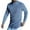 Blue, variant on IROINNID Shirts for Men Long Sleeve Turtleneck Pullover Printed T-Shirt Top,Black