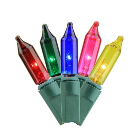 Extra Large Outdoor Christmas Decorations Northlight 150ct Extra Large Mini Heavy Duty String Lights Multi-Color - 49.5' Green Wire ()