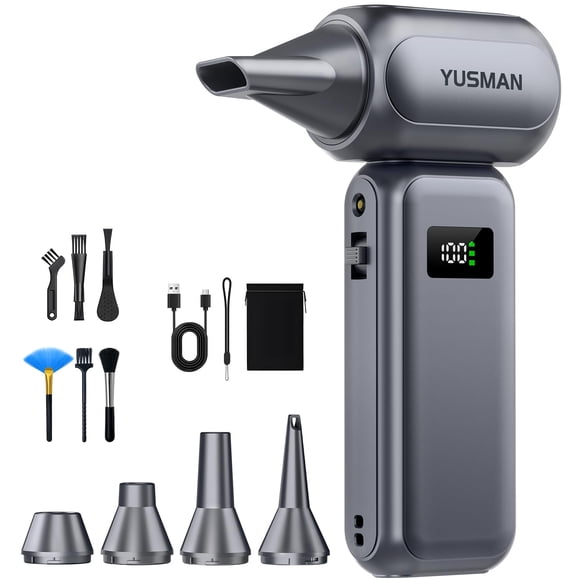 Plumero eléctrico YUSMAN de 300000RPM con luz LED de 12000 mAh