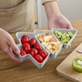 thumbnail image 2 of 1Pcs Christmas Tree Shaped Living Room Candy Snacks Nuts Snack Tray Home Kitchen Supplies Breakfast Plate Tray Tableware, 2 of 5
