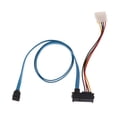 thumbnail image 2 of Adaptador De Conector Macho Serial ATA De 2x7 Pines A SAS De 29 Pines Y 4 Pines 2 piezas, 2 of 8