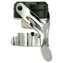 Champagne&Wine Stopper Stainless Steel with Food Grade Silicone, Leak-Proof and Bubble Retaining Saver Keeps Wine&Champagne Fresh，Suitable for All Standard Size Wine&Sparkling(2 Pack silver）