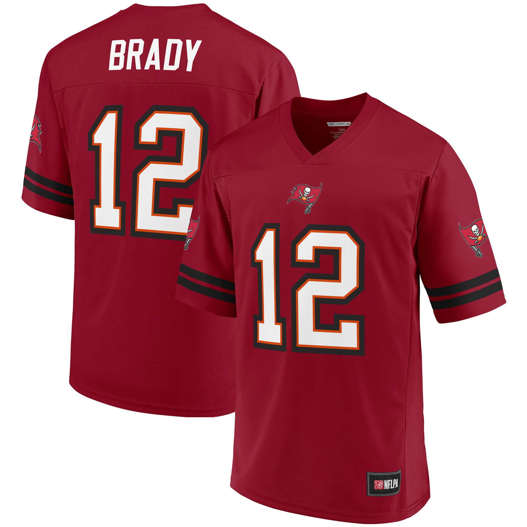 Men's NFL Pro Line by Fanatics Branded Tom Brady Red Tampa Bay Buccaneers Player ...