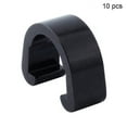 thumbnail image 1 of 10 Pieces Bike Cable C Clips Brake Cables Clamp Fixing Clamps Tool Fix Accessory Convenient Hose Guide Clamps Fixator for Bikes Black, 1 of 1