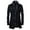 Black, variant on Mens Autumn And Winter Business Casual Woolen Cardigan Jacket Mens Thickened Scarf Coat